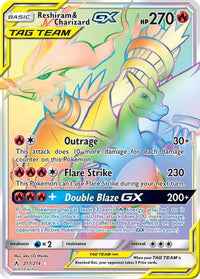 Reshiram & Charizard GX (Secret) (217/214) - SM  Unbroken Bonds Holofoil