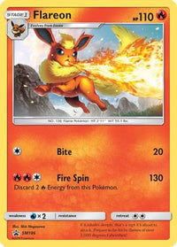 Flareon (Let's Play, Eevee!) (SM186/248)  - SM Promos