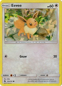 Évoli (155/214) (Let's Play, Eevee Cracked Ice Holo) (Exclusivités du deck thématique) [Soleil et Lune : Tonnerre perdu] 