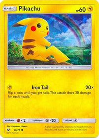 Pikachu (Cracked Ice Holo) (28/73) - Deck Exclusives Holofoil