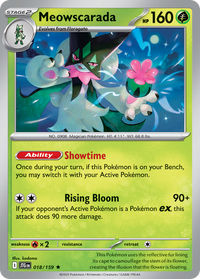 Meowscarada (Cosmos Foil) (18/159) - Miscellaneous Cards & Products Holofoil