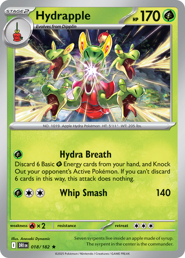 Hydrapple (Cosmos Holo) (18) - Miscellaneous Cards & Products Holofoil