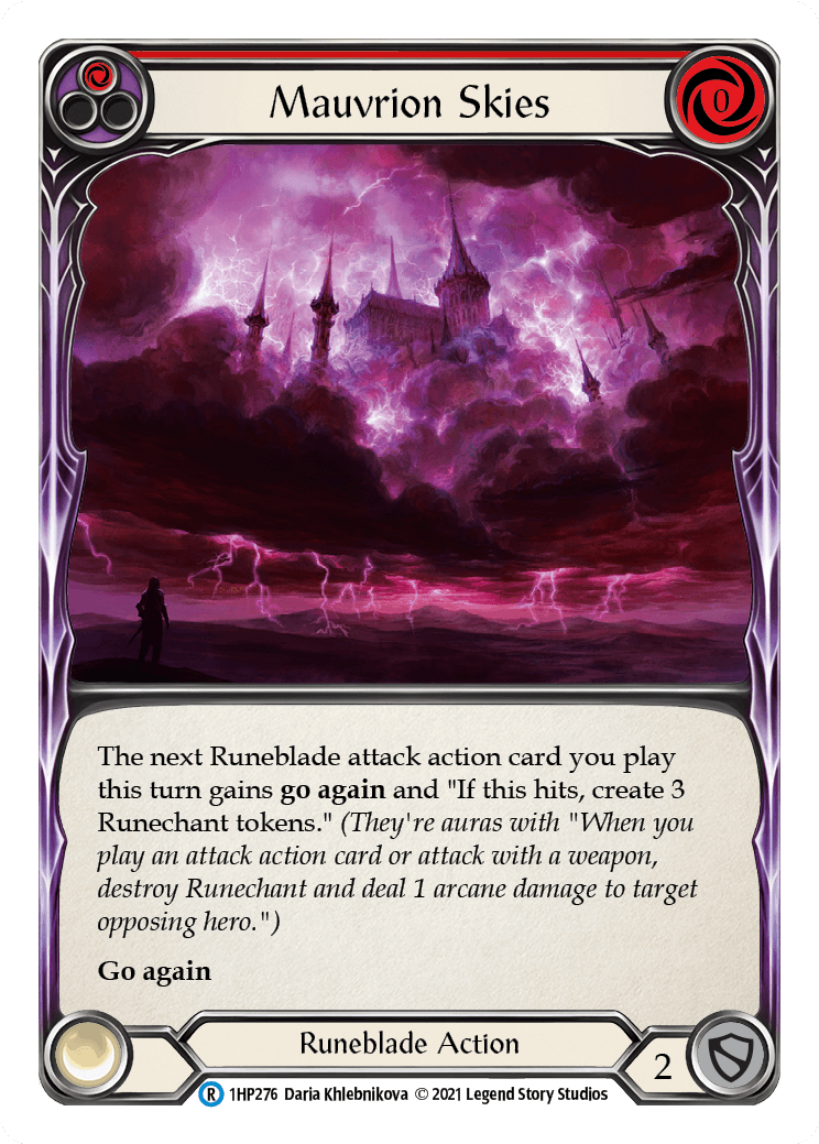 Mauvrion Skies (Red) [1HP276] (History Pack 1) - POKÉ JEUX