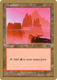 Mountain (kb346) (Kai Budde) [World Championship Decks 1999]
