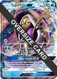 Tapu Fini GX (39/147) (Carte alternative) (Carte Jumbo) [Soleil et Lune : Ombres brûlantes] 