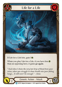 Life for a Life (Blue) [1HP370] (History Pack 1) - POKÉ JEUX