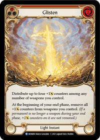 Glisten (Red) [MON069-RF] (Monarch) 1st Edition Rainbow Foil - POKÉ JEUX