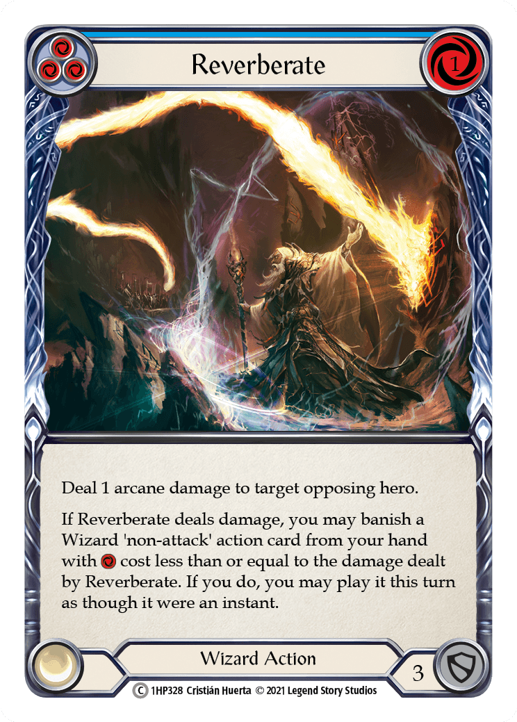 Reverberate (Blue) [1HP328] (History Pack 1) - POKÉ JEUX