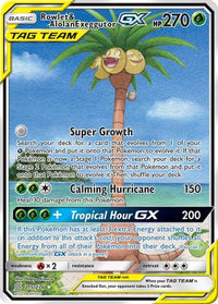 Rowlet et Alolan Exeggutor GX (215/236) [Soleil et Lune : Esprits unifiés] 