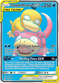 Slowpoke & Psyduck GX (Full Art) (217/236) - SM  Unified Minds Holofoil