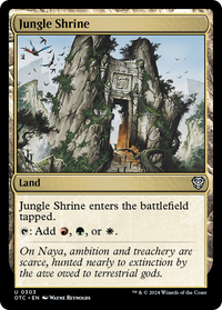 Jungle Shrine [Outlaws of Thunder Junction Commander]
