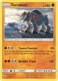 Terrakion (122/236) [Soleil et Lune : Esprits unifiés] 