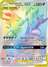 Mega Sableye et Tyranitar GX (245/236) [Soleil et Lune : Esprits unifiés] 