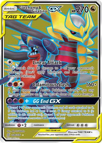 Garchomp & Giratina GX (Full Art) (228/236) - SM  Unified Minds Holofoil