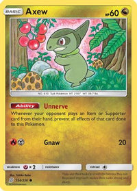 Axew (154/236) [Soleil et Lune : Esprits unifiés] 