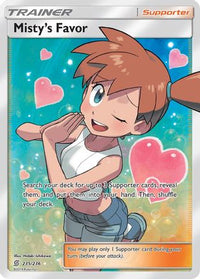 Misty's Favor (Full Art) (235/236) - SM  Unified Minds Holofoil