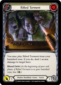 Rifted Torment (Yellow) [U-MON178-RF] (Monarch Unlimited) Unlimited Rainbow Foil - POKÉ JEUX