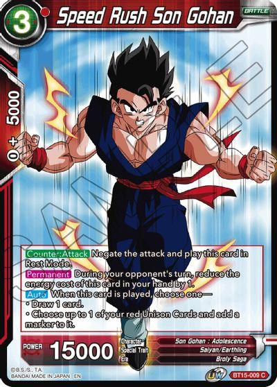Speed Rush Son Gohan (BT15-009) [Saiyan Showdown] - POKÉ JEUX