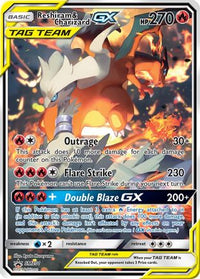 Reshiram & Charizard GX (SM201/248) - SM Promos Holofoil