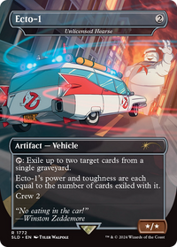 Unlicensed Hearse (SLD-1772) - Secret Lair Drop / Ecto-1 (Borderless) Foil