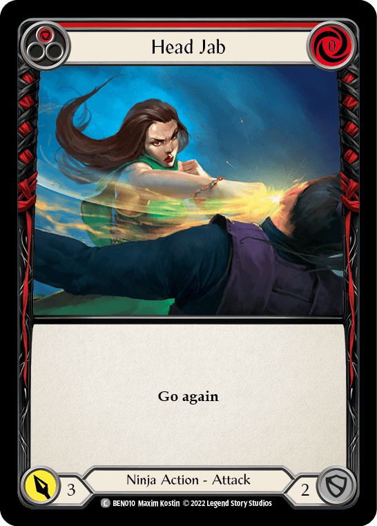 Head Jab (Red) [BEN010] (Outsiders Benji Blitz Deck) - POKÉ JEUX