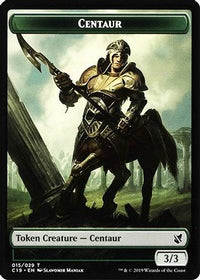 Centaur // Egg Double-Sided Token (C19-15 // 16) - Commander 2019