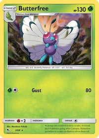 Butterfree (3/68)  - Hidden Fates