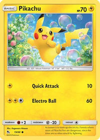 Pikachu (19/68) [Soleil et Lune : Destins cachés] 