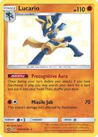 Lucario (SV22/SV94) [Soleil et Lune : Destins cachés - Shiny Vault] 