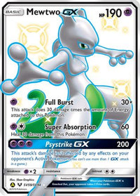 Mewtwo GX (SV59/SV94)  - Hidden Fates Shiny Vault Holofoil