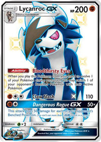 Lycanroc GX (SV66/94)  - Hidden Fates Shiny Vault Holofoil