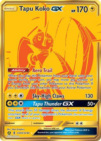 Tapu Koko GX (SV93/SV94) [Soleil et Lune : Destins cachés - Shiny Vault] 