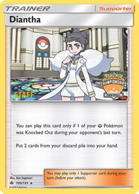 Diantha (Regional Championships) [Staff] (105/131) - League & Championship Cards Reverse Holofoil