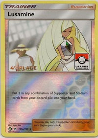 Lusamine (League Challenge) [4th Place] (153a/156)  - League & Championship Cards Reverse Holofoil