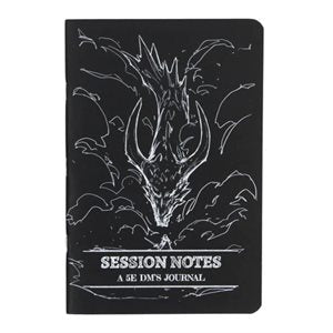 Session Notes - A 5E DM's Journal: Black (3 Pack) (EN)