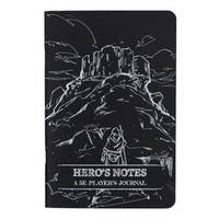 Hero's Notes - A 5E Player's Journal: Black (3 Pack) (EN)