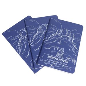 Hero's Notes - A 5E Player's Journal: Blue (3 Pack) (EN)