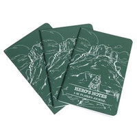 Hero's Notes - A 5E Player's Journal: Green (3 Pack) (EN)
