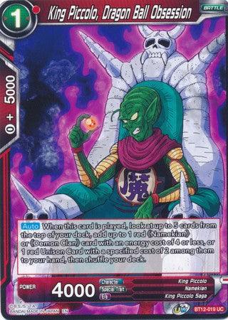 King Piccolo, Dragon Ball Obsession (BT12-019) [Vicious Rejuvenation] - POKÉ JEUX