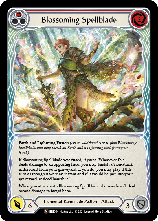 Blossoming Spellblade [U-ELE064] (Tales of Aria Unlimited) Unlimited Rainbow Foil - POKÉ JEUX