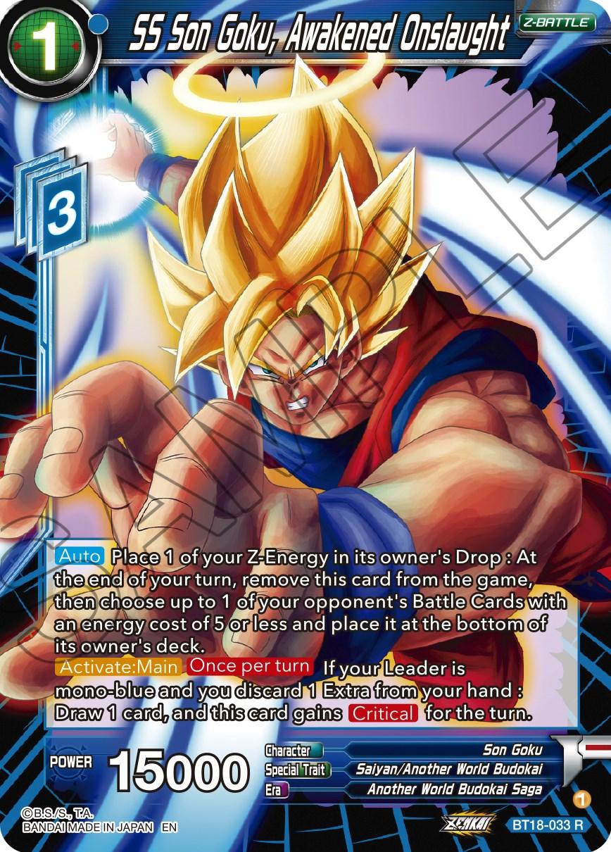 SS Son Goku, Awakened Onslaught (BT18-033) [Dawn of the Z-Legends] - POKÉ JEUX