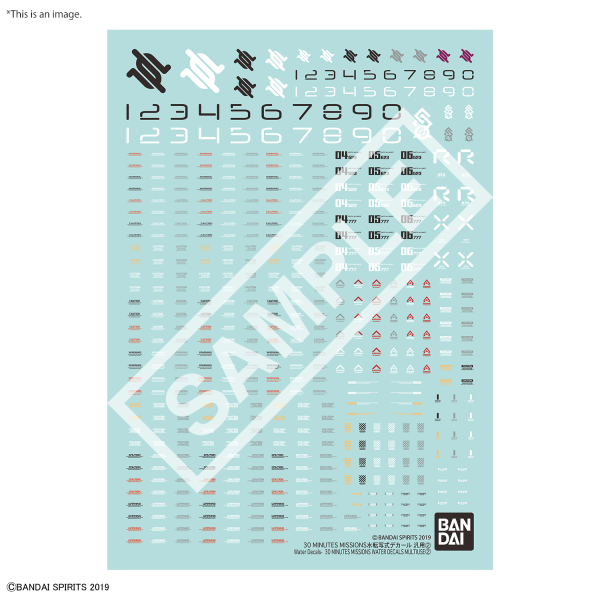 30 MINUTES MISSIONS WATER DECALS MULTIUSE 2 (Pre-Order)