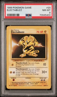 ELECTABUZZ #20 PSA 8 Cert #70945403