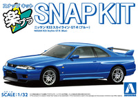 Aoshima 1/32 SNAP KIT #21-BE Nissan R33 Skyline GT-R (Blue) (Special Order)