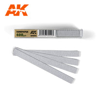 AK Interactive Dry Sandpaper 400 grit x 50 units (Special Order)