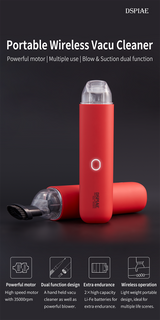 DSPIAE Portable Handheld Vacuum Cleaner (Special Order)