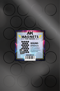 AK Interactive Round Base Ø40mm (25 Units) (Special Order)