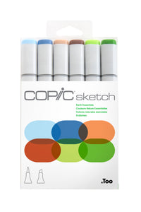 Copic Sketch Marker Earth Essentials 6Pc Set (Special Order)