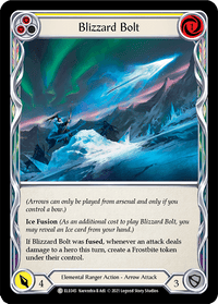 Blizzard Bolt (Yellow) [ELE045] (Tales of Aria) 1st Edition Rainbow Foil - POKÉ JEUX