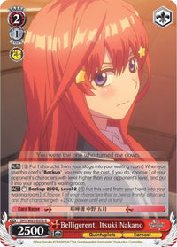 Belligérant, Itsuki Nakano (5HY/W83-E073 R) [Les quintuplés par excellence] 